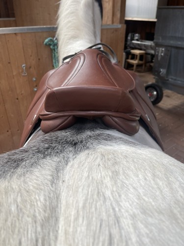 Ponysattel Springen, braun, 15er Sitzfläche - Bild 3 von 6
