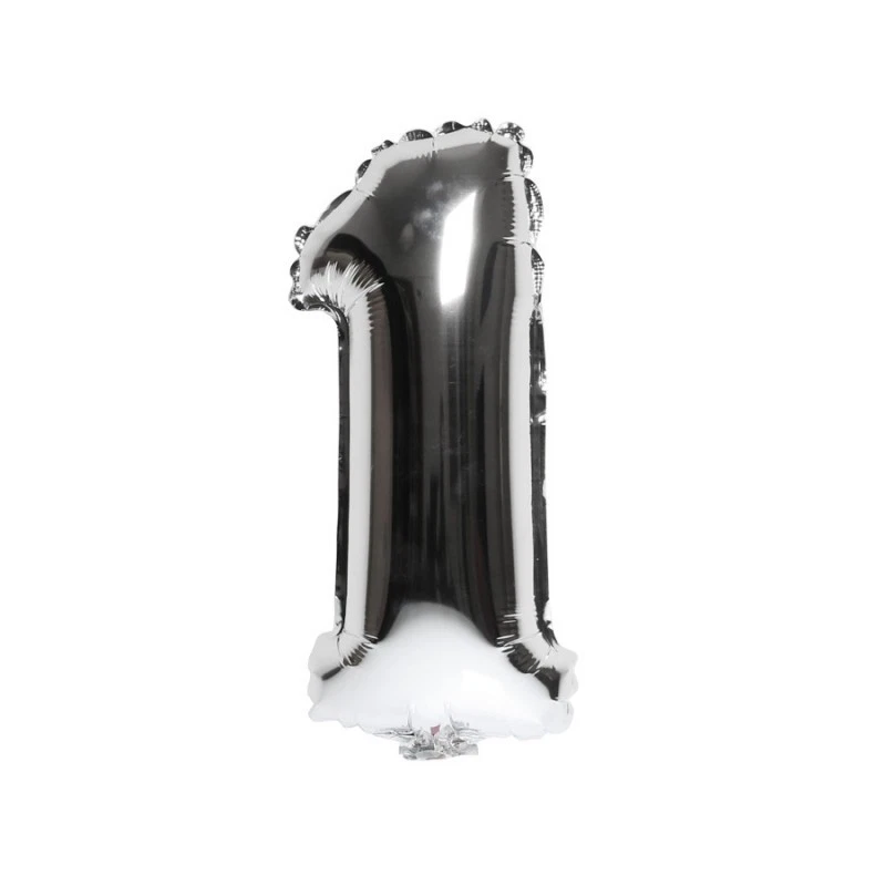 Silver one balloon deals