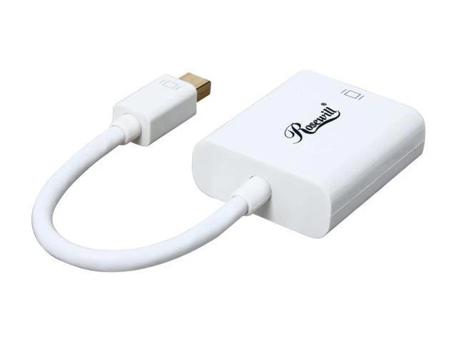 Rosewill RCDC-14038 Mini Display Port Male to VGA Female Adapter 34 AWG, White - Image 4 of 4