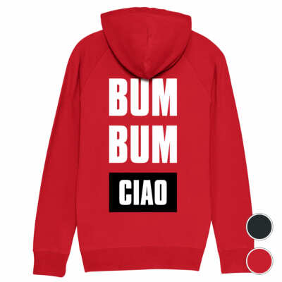 Hoodie BUM BUM CIAO | La casa de paper - Martín Palermo El Ingeniero money heist