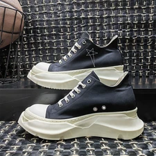 rick   Canvas shoes platform casual board shoes owens