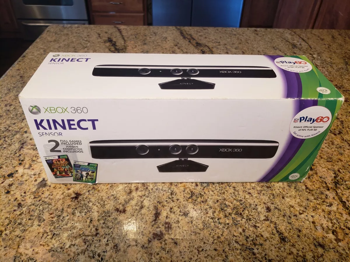 USADO: Sensor Kinect Xbox 360 + 2 Jogos Kinect