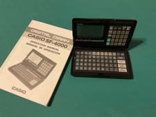 Vintage 1980s Casio Digital Diary SF-4000 Working With New Batteries