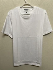 NEW Porter & Ash Large Performance Tee White Crew Neck T-Shirt NWT
