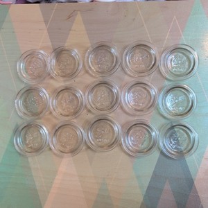 VINTAGE Ball CANNING LID Lot Of 15 GLASS MASON JAR Lids No. 10 2 5/8"