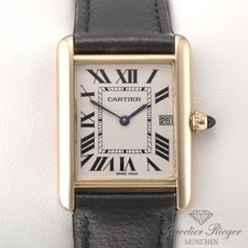 Cartier Tank Louis Großes Modell Gelbgold 750 2013 W1529756 Gold Damen Herren