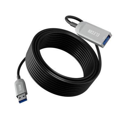Active Optical USB 3.0 Extension Cable 100 FT Fiber Optic Type A Male to Fema...