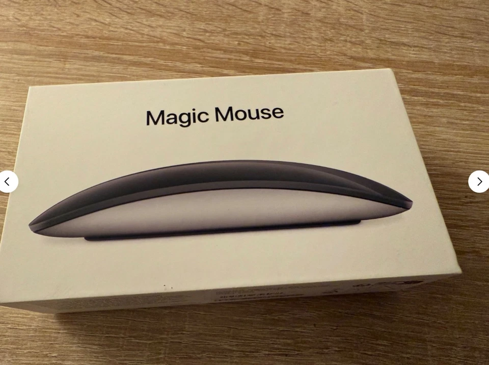 Apple Magic Mouse: Bluetooth, wiederaufladbar. Kompatibel mit Mac, iPad, schwarz - Bild 4 von 4