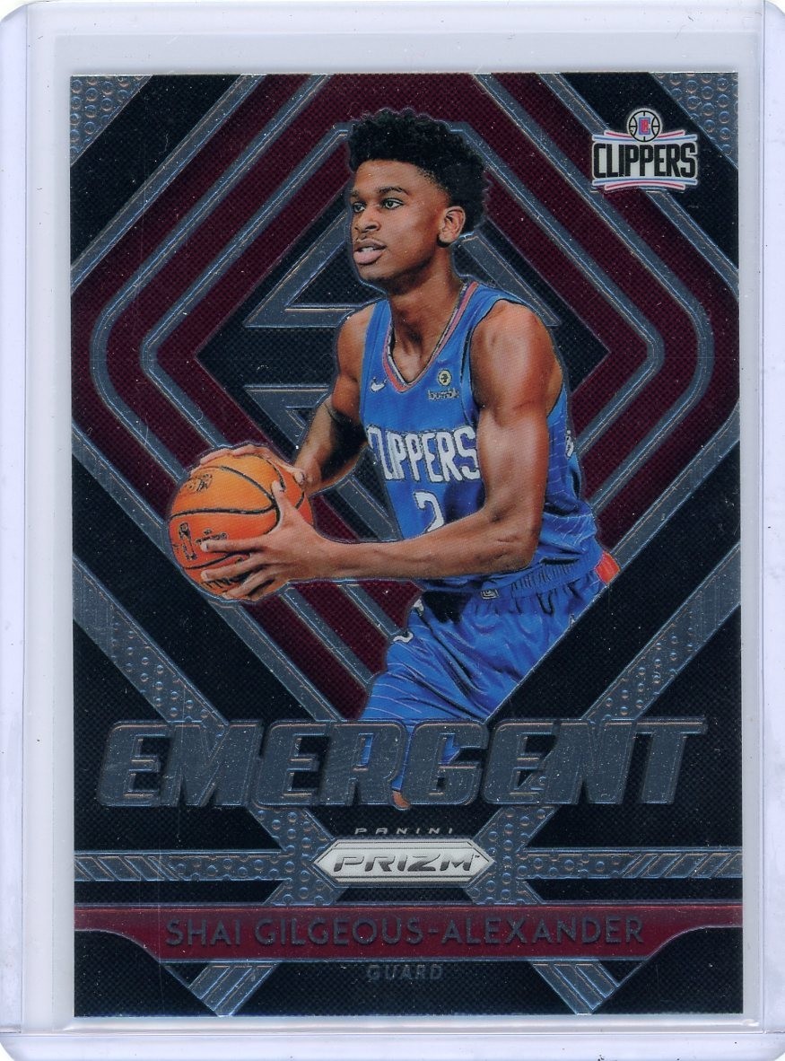 2018-19 Panini Prizm #11 Shai Gilgeous-Alexander (RC) (Emergent)