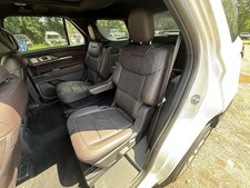 2025 Ford Explorer Left Driver Side Rear 2nd Raw Seat Leather Brown