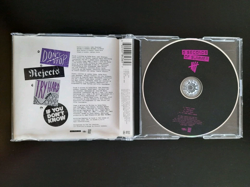 5 Seconds Of Summer - Don't Stop - CD -  EP - 2014 - Bild 2 von 2