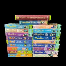 Vintage VeggieTales VHS Tapes Lot Of 20 Penquin Larry Boy Silly Songs Christmas