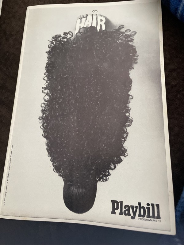 Tim Curry (London Debut) "HAIR" Murray Head / Elaine Paige 1969 West End Program