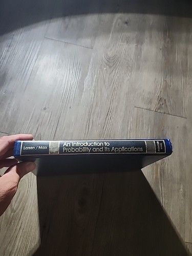 An Introduction To Probability & Its Applications Larson/Marx Hardcover 1985 - Picture 11 of 12