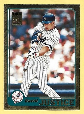 2001 TOPPS & TRADED GOLD BASEBALL #d/2001 Complete Your Set / You Pick The Cards
