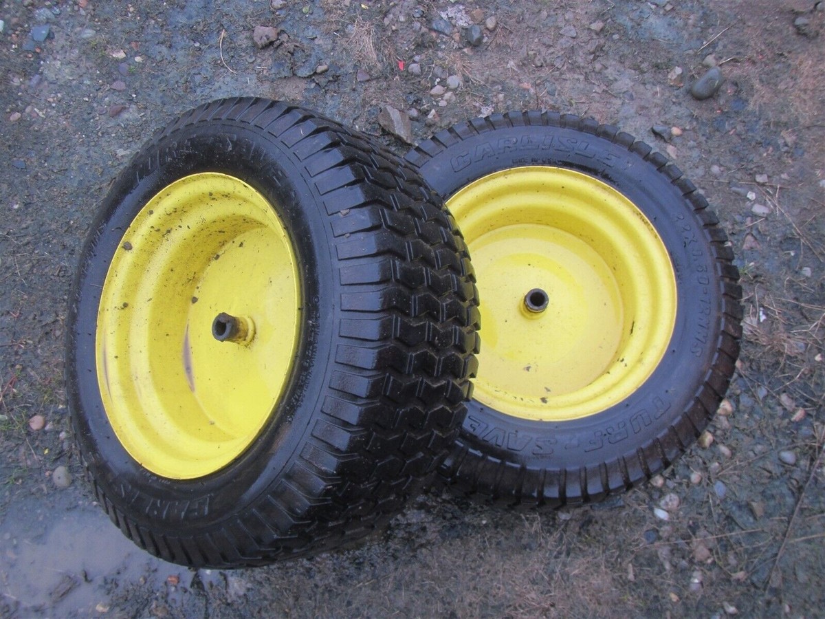 John Deere LA-130 Tractor Carlisle Rear Tires Rims