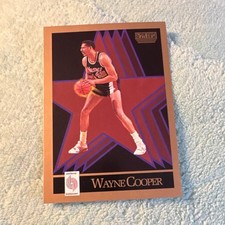 SkyBox 1990-91 Wayne Cooper Portland Trail Blazers #232 Base Set Card