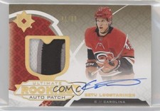 2019 Ultimate Collection Rookies Gold 31/99 Eetu Luostarinen #144 Patch Auto 5j8