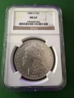 1884 O Morgan Silver Dollar NGC MS63