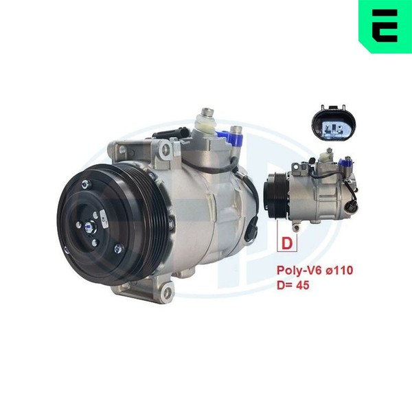Kompressor Klimaanlage Era 670085 12V FüR Vw Passat B3 B4 Variant 3A5 35I 3A2-image