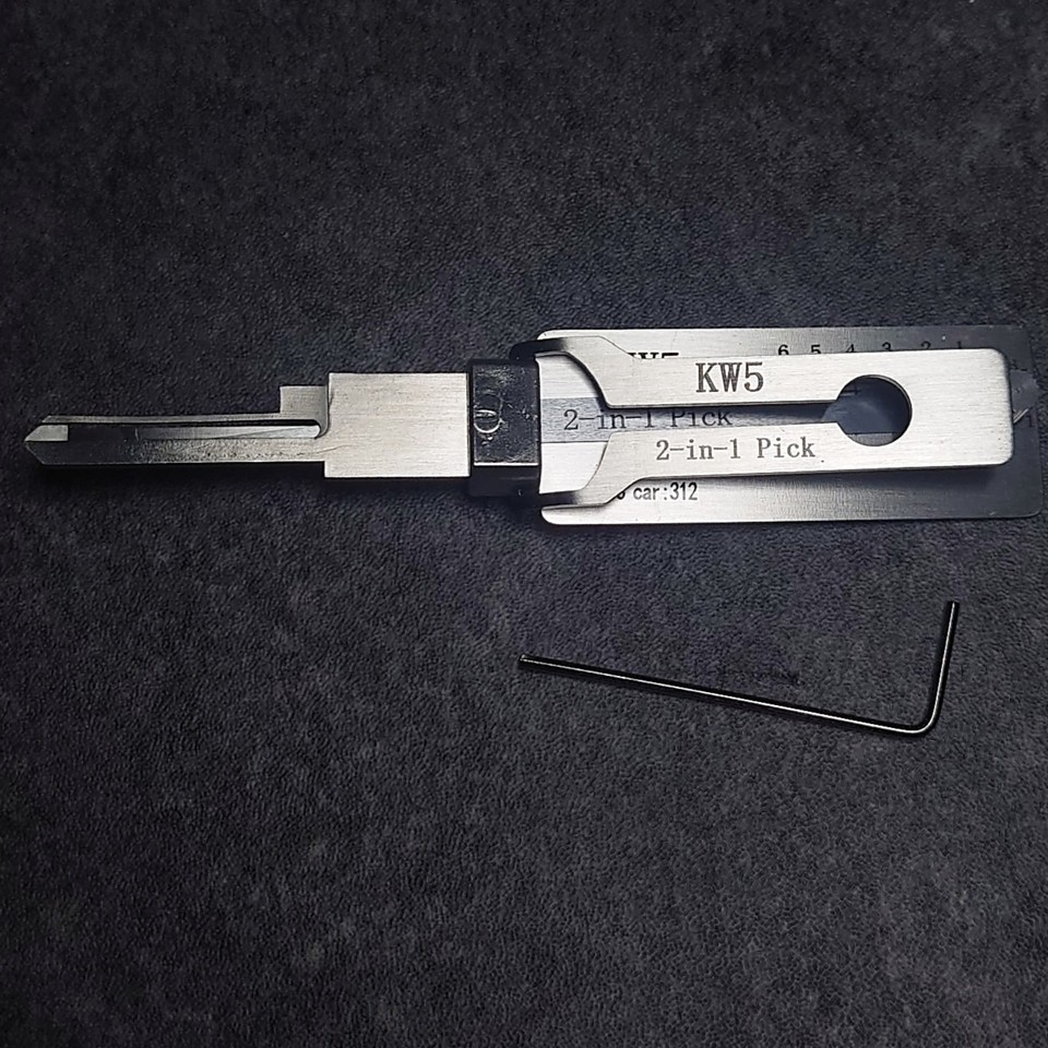 Lishi KW5 Key 6-Pin Kwikset Keyway Picking Tool KW5 Lock Precision Pick ...