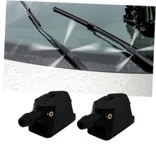 2 PCS Front Windshield Washer Nozzles Arm Mounted Spray Jets, Windshield