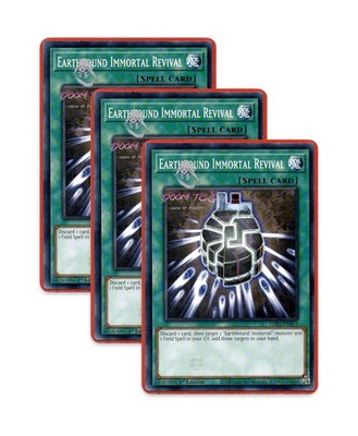 Yugioh! Earthbound Immortal Revival LDS3-EN055 (Common) 1st Ed 3x