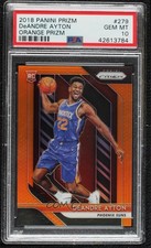 2018-19 Panini Prizm Orange Prizm 44/49 DeAndre Ayton #279 PSA 10 GEM MT 17a5