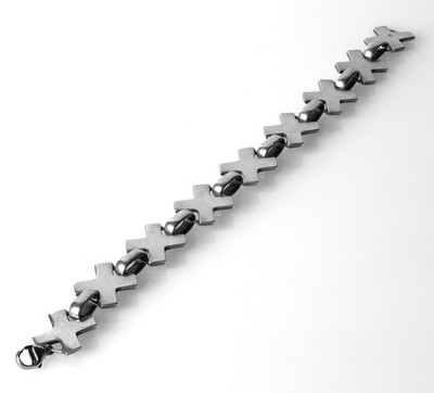 ORIGINAL, VINTAGE, AUTHENTIC, ROBERT LEE MORRIS STUDIO FLAT X BRACELET 925 SS