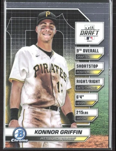 KONNOR GRIFFIN - 2024 Bowman Draft Night Chrome Insert #BDN-2