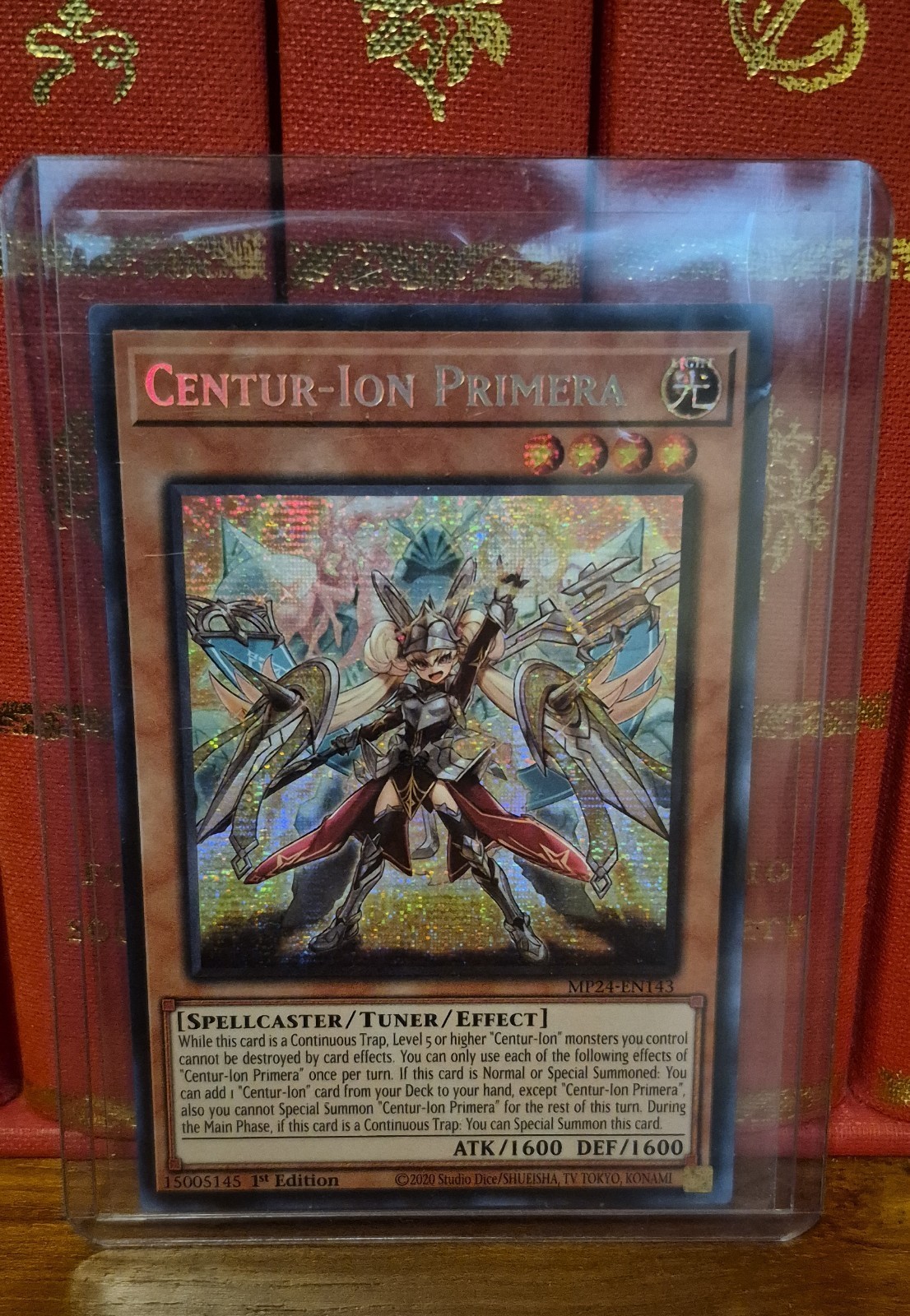 Centur-Ion Primera MP24-EN143 YuGiOh 25th Anniversary Tin: Dueling Mirrors trading card — raw and PSA graded price guide
