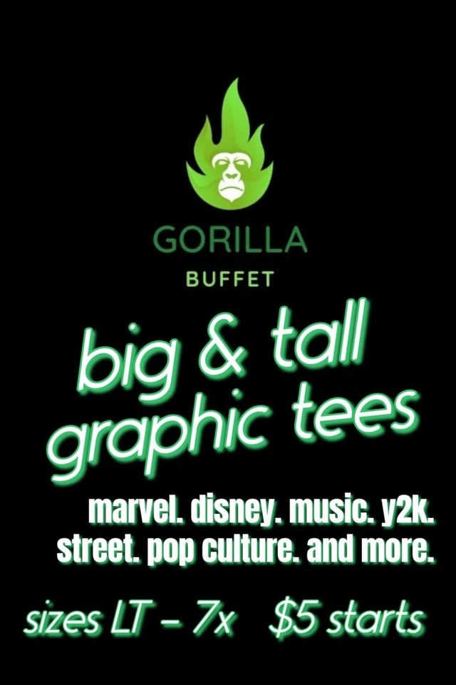 big + tall graphic tees - LT-7x