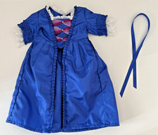 Pleasant Co Felicity Christmas Gown Dress Blue Christmas Holiday