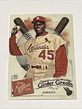 BOB GIBSON 2019 Topps Allen & Ginter - Ginter Greats #GG-11 Cardinals HOF