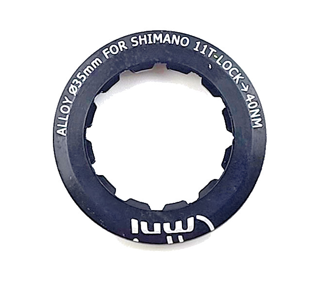 OMNI Racer Worlds Lightest Cassette Lockring Fits Sram, Shimano Dura Ace 11t BLK