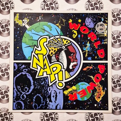 SNAP! - WORLD POWER Original 1990 Vinyl LP Hip Hop Electronic House Album