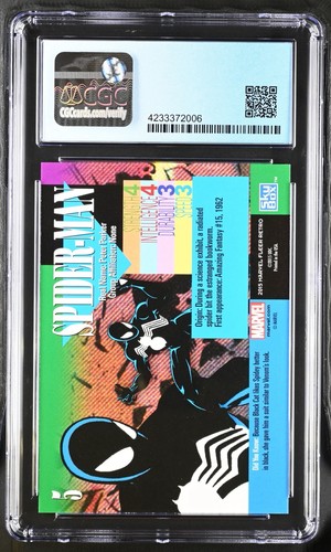 2015 Marvel Fleer Retro #5 Spider-Man CGC 9.5 π Pop 2 - Picture 2 of 2
