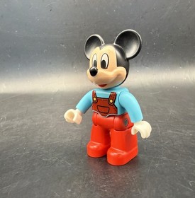 Lego Duplo Mickey Mouse Figure From Mickey's Workshop 10829 Set Wearing Overalls