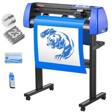 VEVOR 720mm Vinyl Cutter/Plotter Sign Cut Machine Software 20 Blades LCD Black