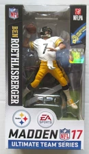 MCFARLANE NFL MADDEN 17 STEELERS QB BEN ROETHLISBERGER 6" FIGURE NEW SEALED
