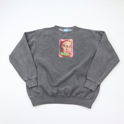 Emma Chamberlain Sweatshirt Mens Medium Gray Crewneck Heavyweight RARE