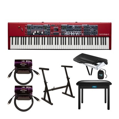 Nord Stage 4 88 88-Key Keyboard with Stand, Bench, Cables, and Cover