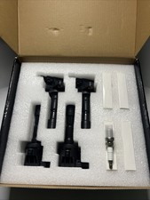 Ignition Coil Pack and Iridium Spark Plugs Set of 4 Compatible With Honda