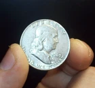 1963-D FRANKLIN HALF DOLLAR  EF/AU NICE 90% Constitutional Silver (Real Money)