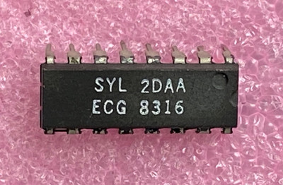 Sylvania ECG8316 TTL presettable synchronous 4-bit counter Integrated Circuit