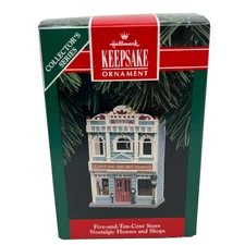 Hallmark Nostalgic Houses And Shops Ornament Five-Ten Cent Store VTG NOS