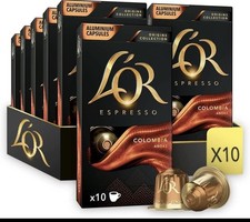 L'OR Origins Colombia Coffee Pods x10 (Pack of 10, Total 100 Capsules)