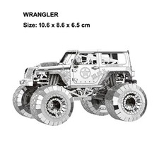 3D Metal Car Puzzle Kit - Challenging  Engaging DIY Experience