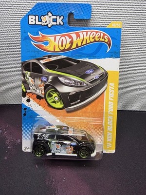 Hot Wheels 11 Ken Block Ford Fiesta black (rare) 2011 Long Card