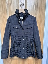 Michael Kors Ladies black quilted coat/jacket small / 10 